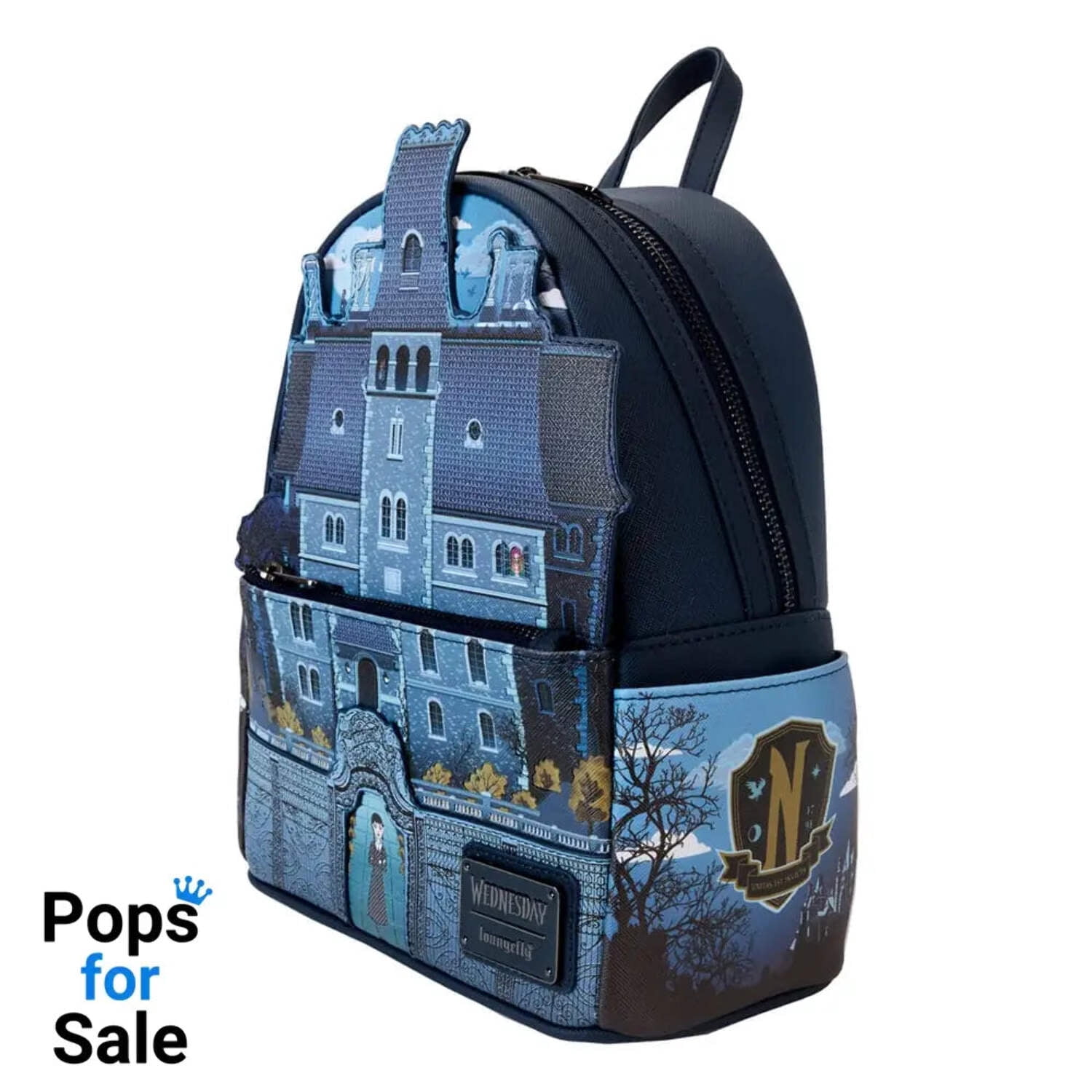 Wednesday by Loungefly Backpack Mini Nevermore Academy  display picture 1