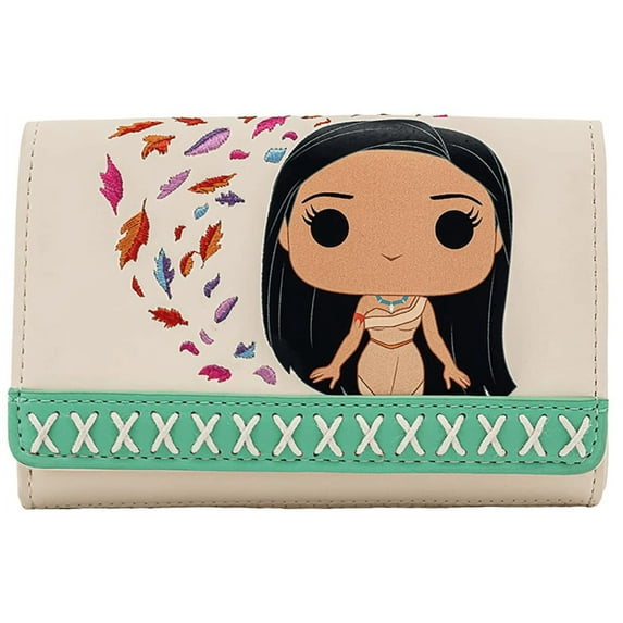 Loungefly X Disney Pocahontas POP! Trifold Wallet - Cute Wallets - Fashion Accessories