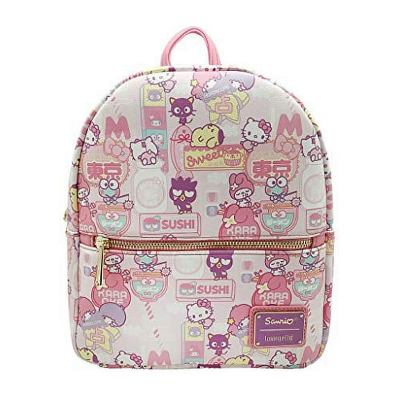 Loungefly X Sanrio Hello Kitty Kawaii Convertible Mini Backpack