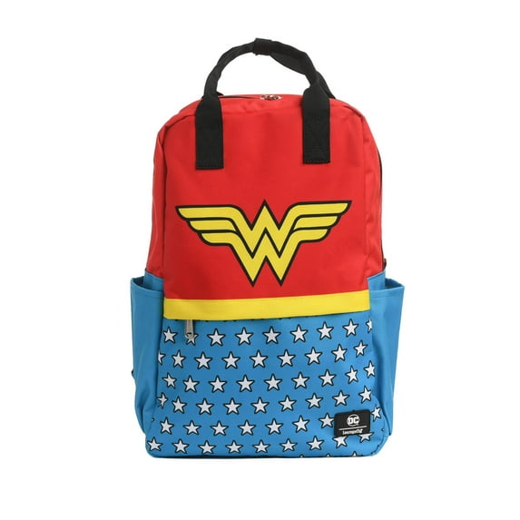 Loungefly x DC Comics Wonder Woman Vintage Square Backpack 17.5" Nylon