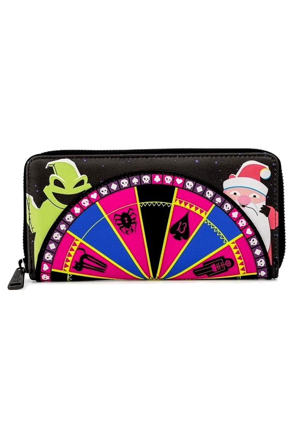 x Disney - NBC Oogie Boogie Wheel Zip Around Wallet