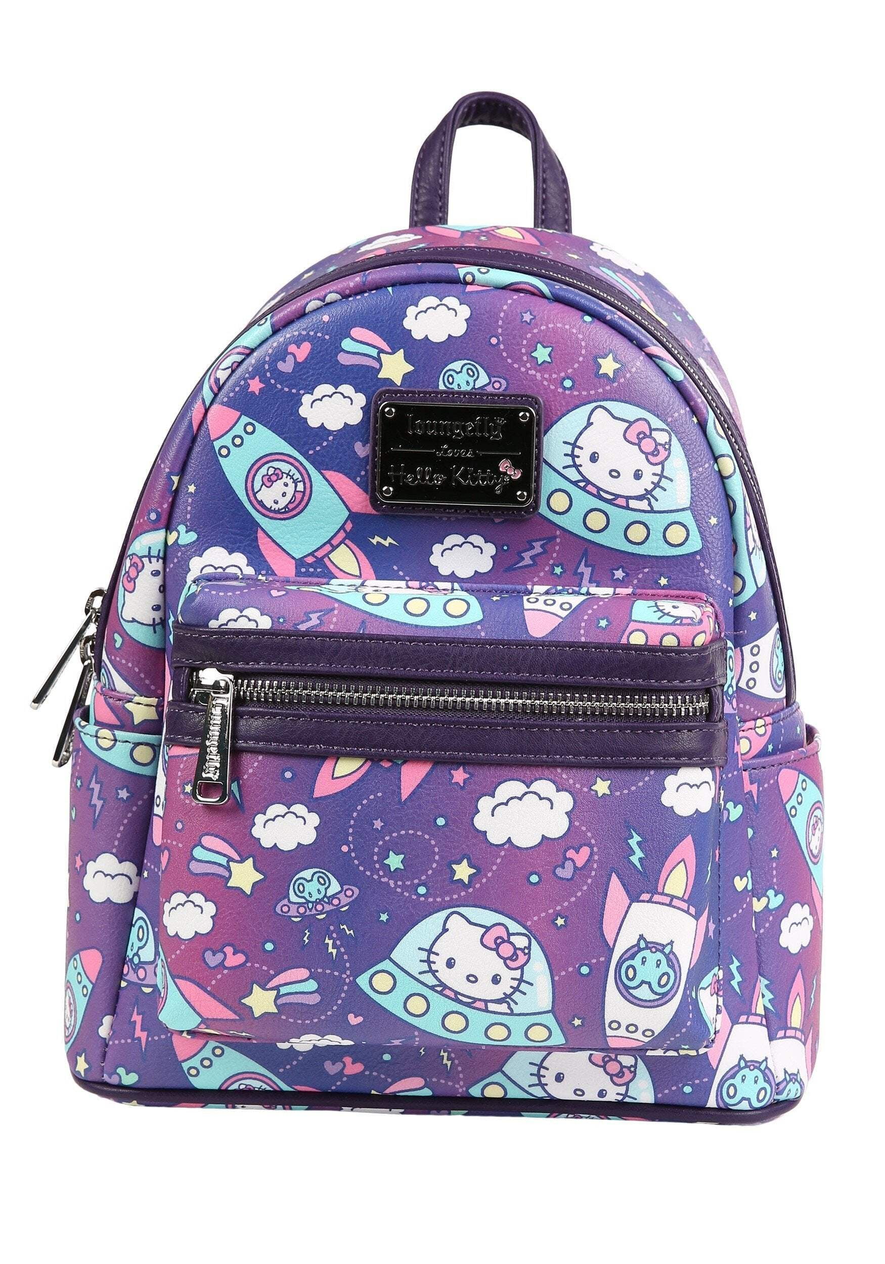 Loungefly x Hello Kitty Purple Mini Backpack - Walmart.com