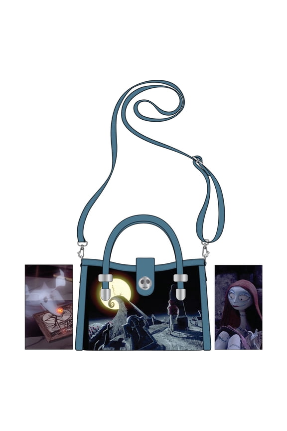 Loungefly x Tim Burton's Nightmare Before Christmas Final Frame Crossbody Bag