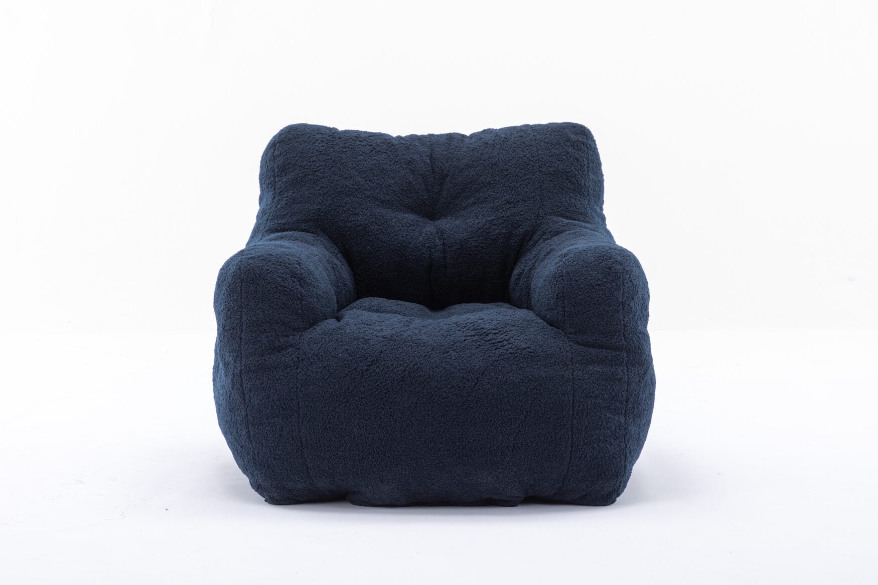 Lounger Bean Bag Chair with Backrest and Armrest, Teddy