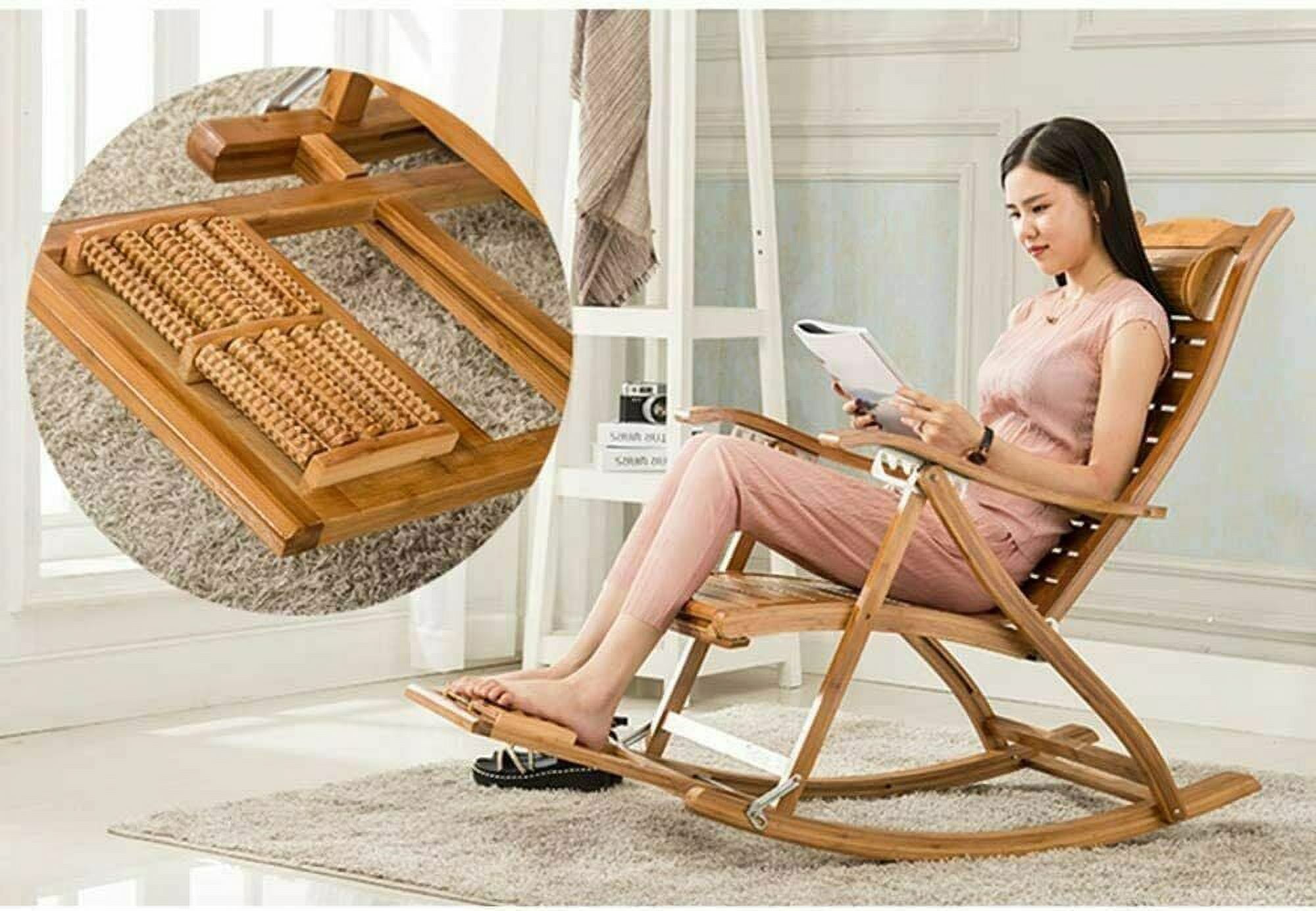 Loungers Outdoor Sun Lounger Deck Chairs Garden Recliners Bamboo