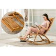 Loungers Outdoor Sun Lounger Deck Chairs Garden Recliners Bamboo