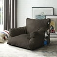 thumbnail image 1 of Loungie Comfy Brown Nylon Chair - Indoor/ Outdoor Water Resistant, Foam Filling, Self-expanding, 1 of 9