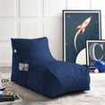thumbnail image 1 of Loungie Resty Nylon Bean Bag Chair Navy, 1 of 8