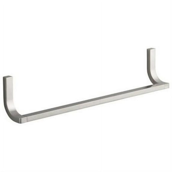 Loure 18" Wall Mounted Towel Bar, Vibrant Brushed Nickel