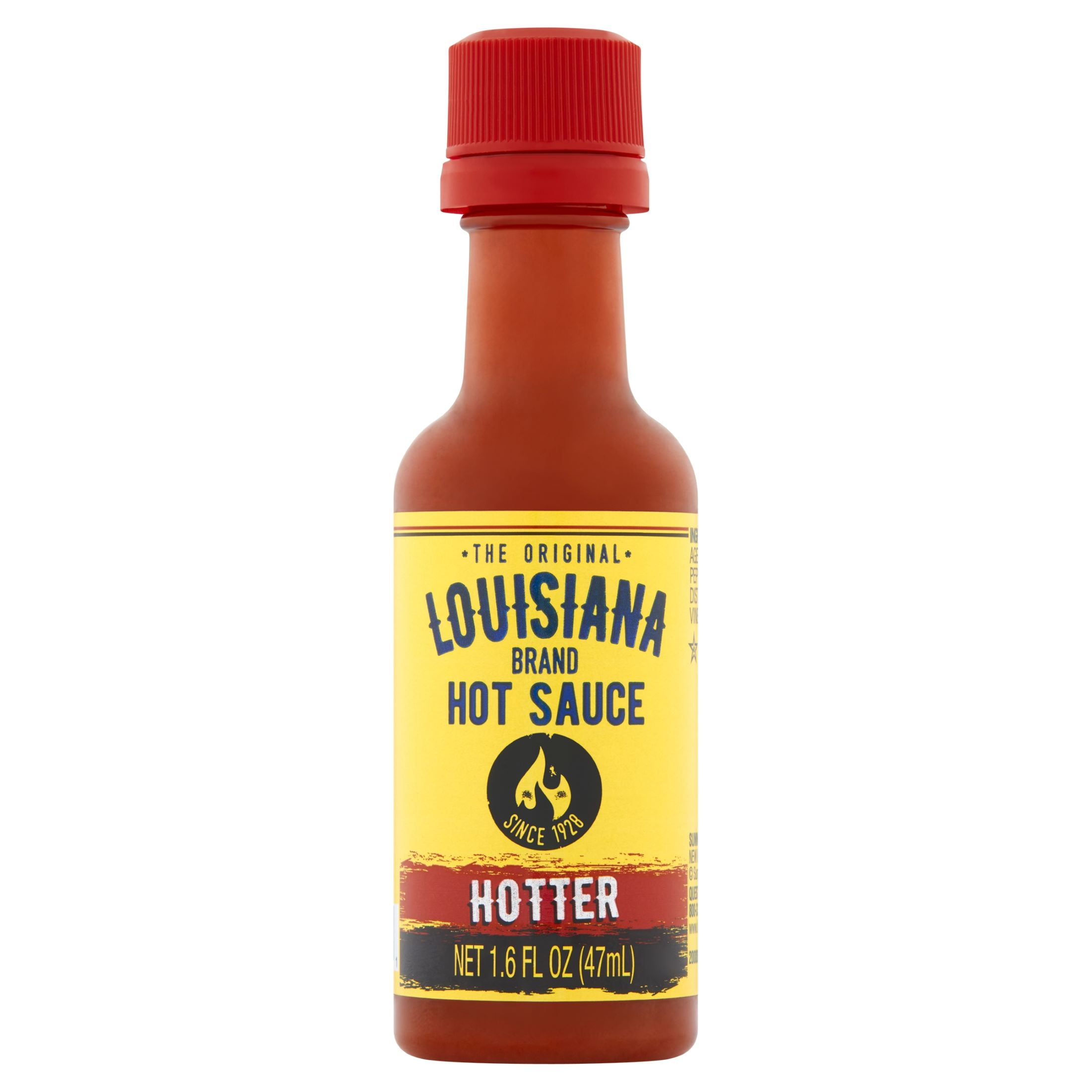 Louisiana Brand Hotter Hot Sauce, 1.6oz Bottle
