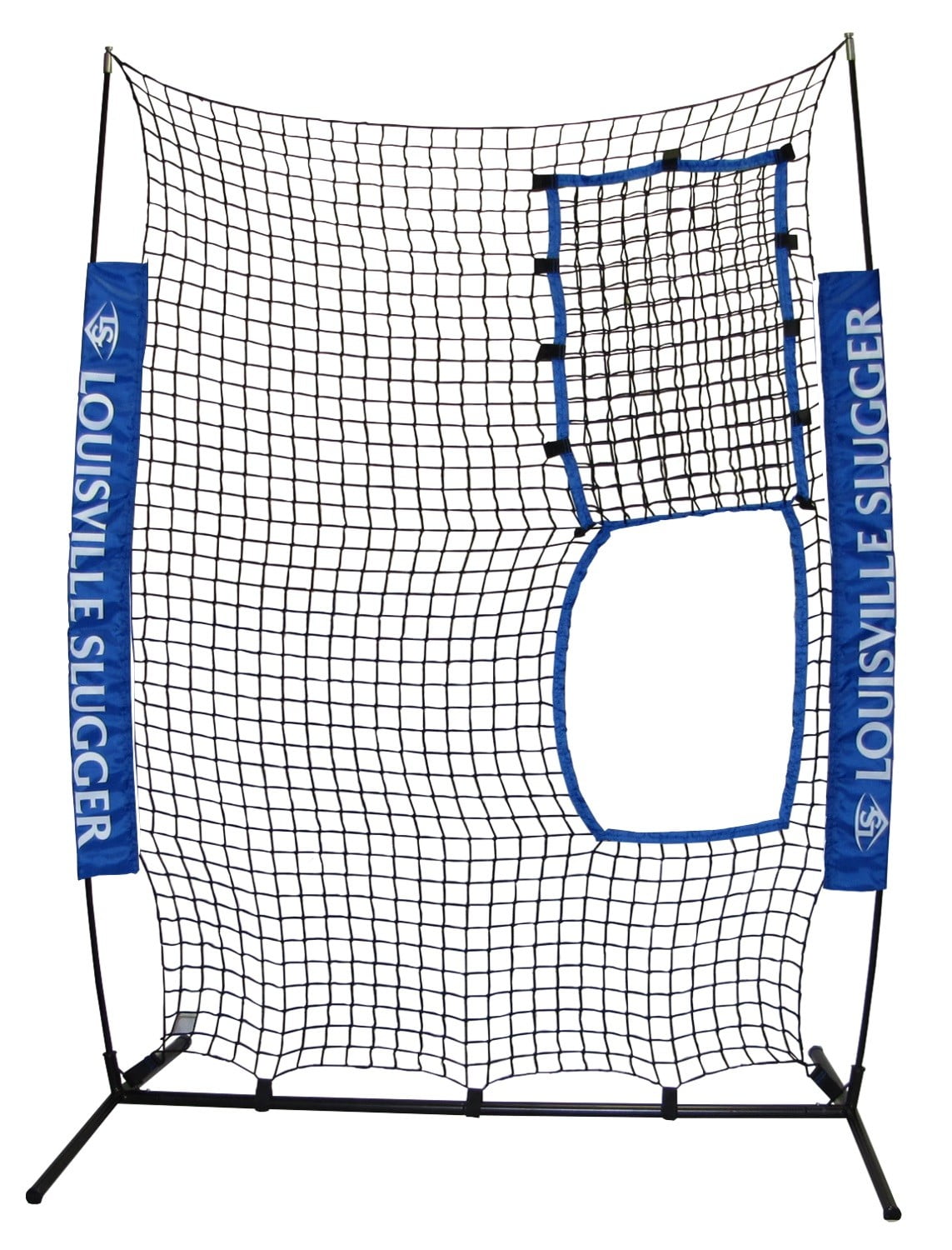 Louisville Slugger Flex Net – Portable 7' x 5' Training Net for Baseball & Softball + Carry Bag