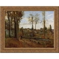 thumbnail image 1 of Louveciennes 24x20 Gold Ornate Wood Framed Canvas Art by Pissarro, Camille, 1 of 2
