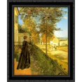 thumbnail image 1 of Louveciennes: The Road to Versailles 20x24 Black Ornate Wood Framed Canvas Art by Pissarro, Camille, 1 of 2