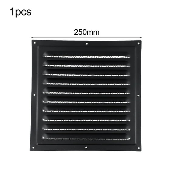 Louver Vent Grille with Insect Screen Ceiling and Side Wall Square Vent Cover 1Pcs