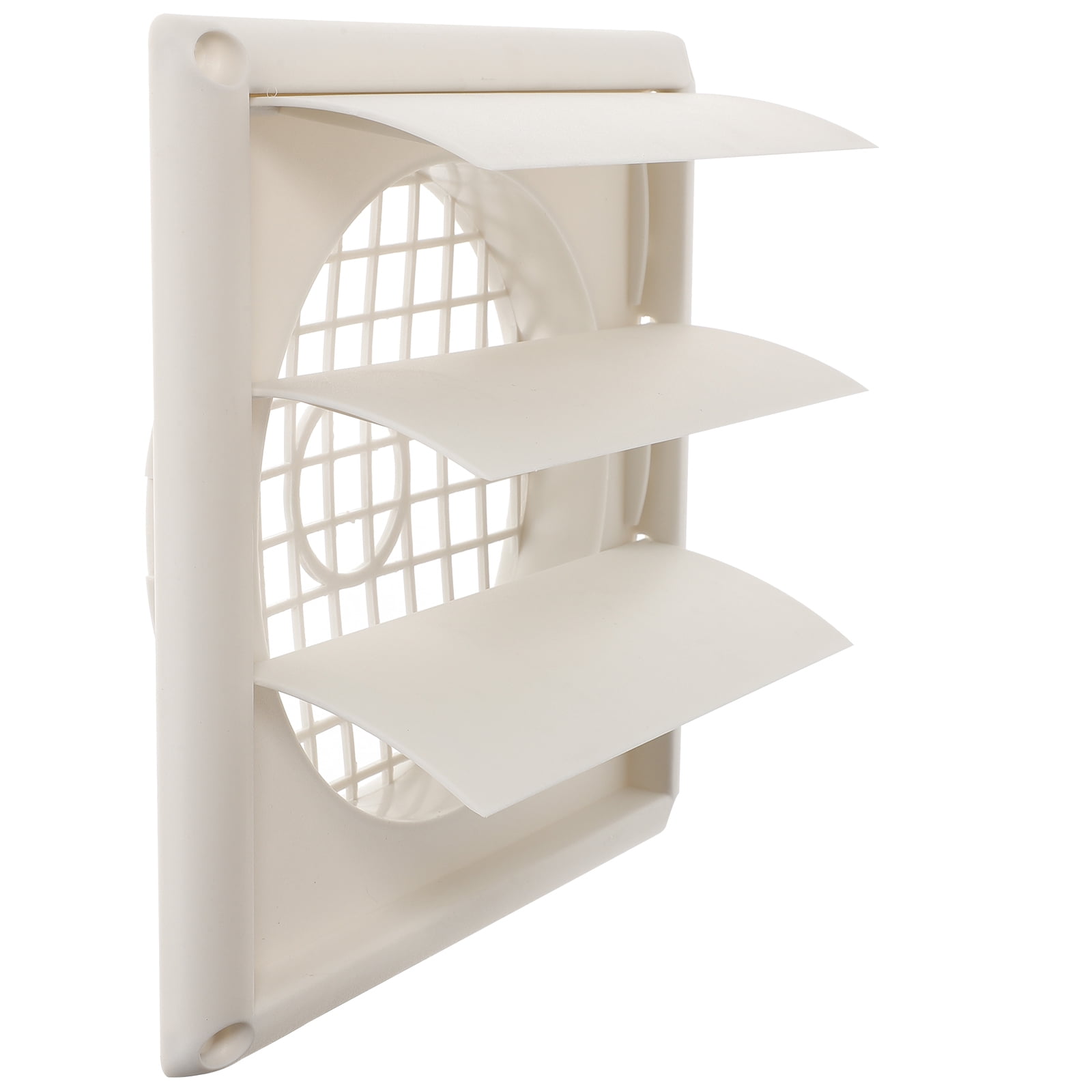 Louvered Vent Cover Dryer Exhaust Motorized Blinds Indoor Window