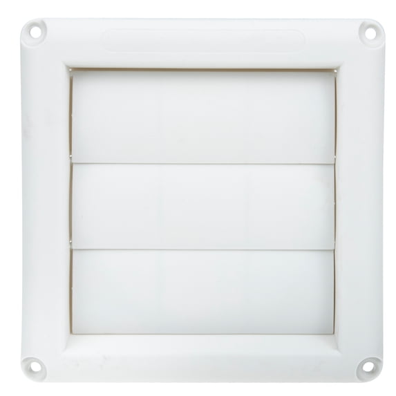 Louvered Vent Cover Outdoor Dryer Air Vent Plastic External Wall Air Vent