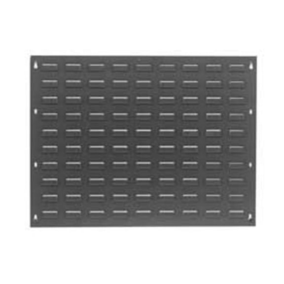 Louvered Wall Panel - Gray - 27 x 21 in. - Pack of 2 - Heavy Duty Steel