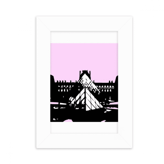 Louvre Museum Renaissance Seine Desktop Photo Frame Picture Display Decoration Art Painting