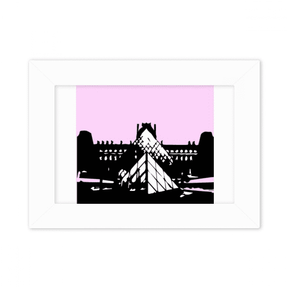 Louvre Museum Renaissance Seine Photo Mount Frame Picture Art Painting Desktop 5x7 inch