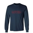 thumbnail image 1 of Lov*d Sarcastic Humor Novelty Men's Long Sleeve Shirts, 1 of 3