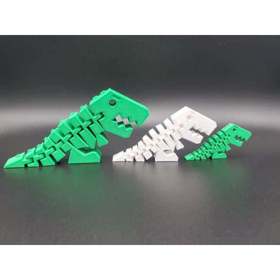 Flexible T-Rex Fidget | 3D Printed PLA Stress Relief Dinosaur