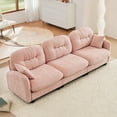 thumbnail image 1 of Lovableguy Chenille Modular Sectional Sofa,Modern Upholstered 3 Seater Modular Cloud Couch with Deep Seat and Tufted Backrest for Living Room Apartment,Pink, 1 of 9