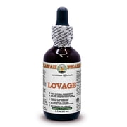 Lovage Levisticum Officinale Dry Leaf ALCOHOL-FREE Liquid Extract. Expertly Extracted by Trusted HawaiiPharm Brand. Absolutely Natural. Proudly made in USA. Glycerite 2 Fl.Oz