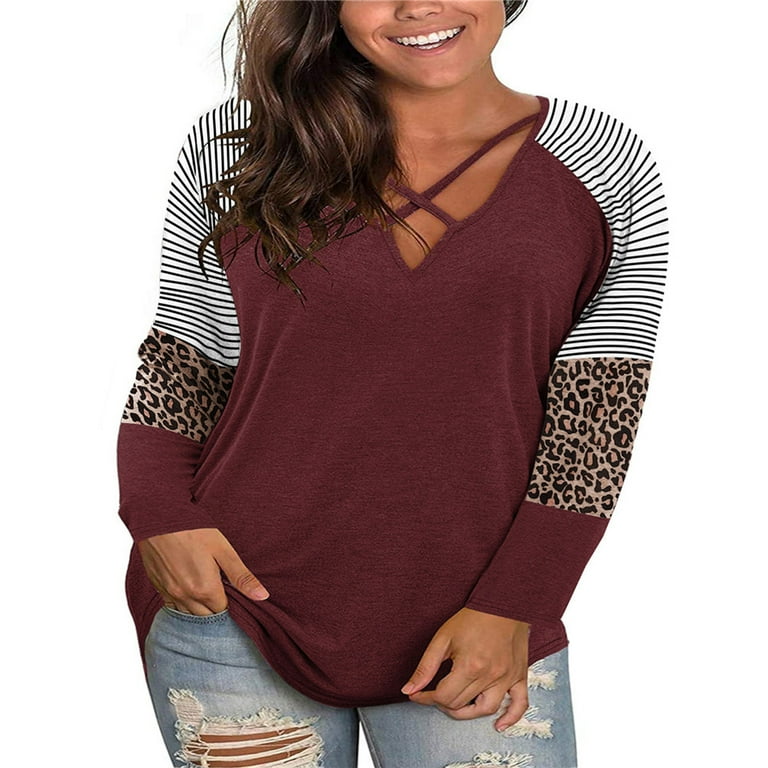 womens plus size shirts walmart