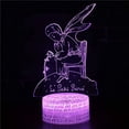 thumbnail image 1 of Love 3D Night Light 16 Color Change Lamp Acrylic Flat ABS Base USB Charger Home Decoration Toy Brithday Xmas Kid Children Gift, 1 of 5
