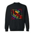 thumbnail image 1 of Love 80's Sweatshirt Women -Image by Shutterstock, Female Medium, 1 of 4