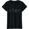 thumbnail image 1 of Love ASL Sign language Alphabet Valentines Day Gift idea T-Shirt, 1 of 3