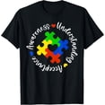 thumbnail image 1 of Love Accept Understand Autism Awareness Autistic Puzzle T-Shirt All Size S-5XL, 1 of 4