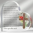 thumbnail image 1 of To My Love Acrylic Gift for Her Romantic Boyfriend Gifts Girlfriend Love Cute Gifts Ideas Anniversary Valentines Birthday Girlfriend Gift for Him Husband Wife Women Men (Love), 1 of 1
