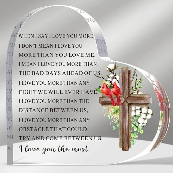To My Love Acrylic Gift for Her Romantic Boyfriend Gifts Girlfriend Love Cute Gifts Ideas Anniversary Valentines Birthday Girlfriend Gift for Him Husband Wife Women Men (Love)