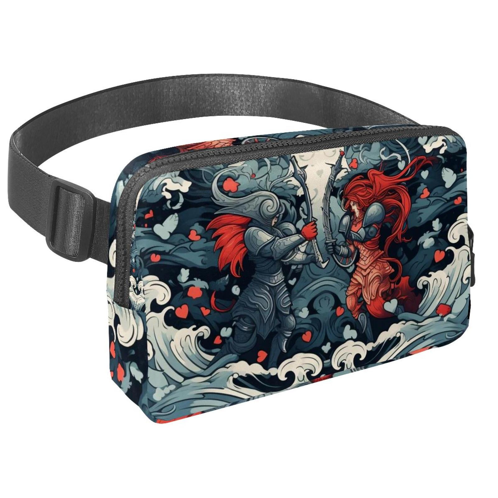 Love Adjustable Lightweight Waist Bag with Extension Strap - Unisex Crossbody Bag Running Belt