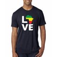thumbnail image 1 of Love Africa Pride Map Black Freedom Black History Month Gift | Mens Black Pride History Premium Tri Blend T-Shirt, Vintage Navy, Large, 1 of 4