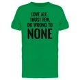 thumbnail image 1 of Love All, Do Wrong To None Tee Men's -Image by Shutterstock, 1 of 1