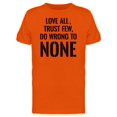 thumbnail image 1 of Love All, Do Wrong To None Tee Men's -Image by Shutterstock, 1 of 1