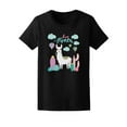 thumbnail image 1 of Love Alpaca Desert Art T-Shirt Women -Image by Shutterstock, Female x-Large, 1 of 4