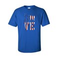 thumbnail image 1 of Love America United States Outline Unisex Adult Short Sleeve T-shirt-Royal-xxl, 1 of 4