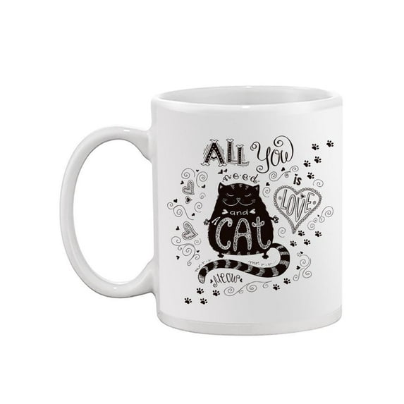 Love And Cat Mug - Image by Shutterstock