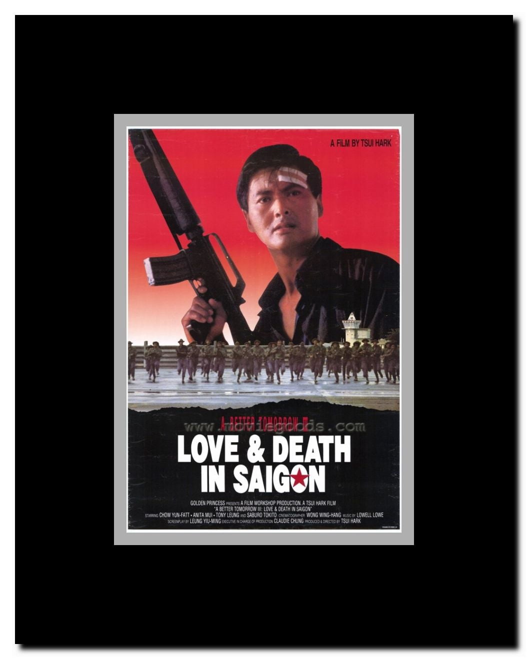 Love And Death In Saigon Framed Movie Poster