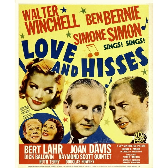 Love And Hisses Movie Poster Masterprint (11 x 17)