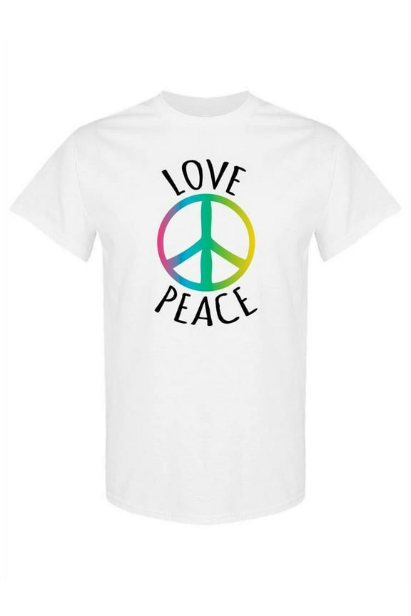 Love And Peace! T-Shirt Women -SPIdeals Designs, Female Medium