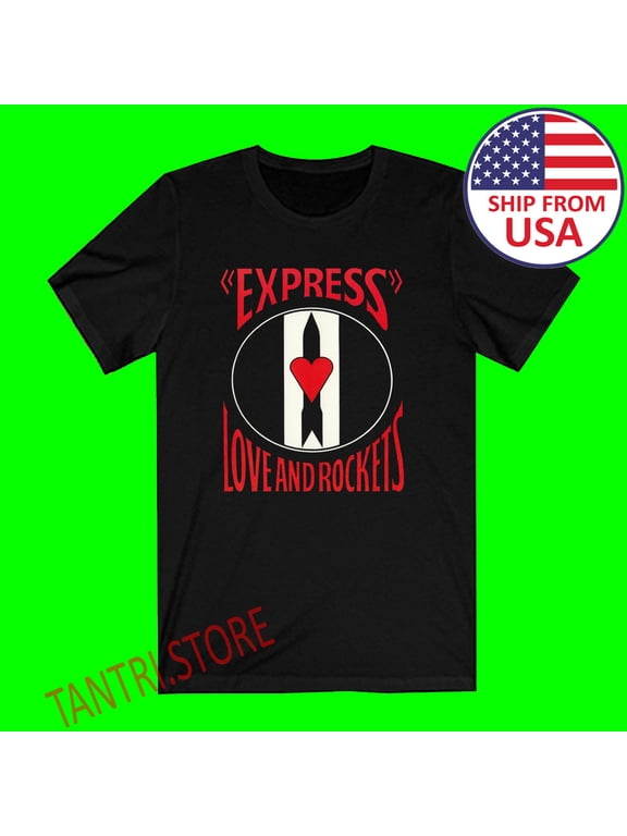 Love And Rockets Express Men's Black T-Shirt Size S to 3XL