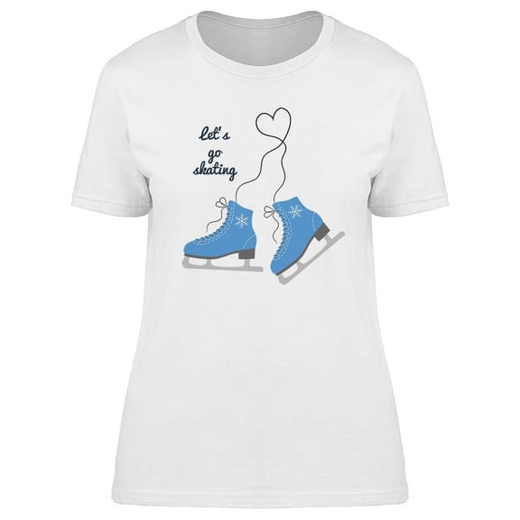 Love And Skates T-Shirt Women -Image by Shutterstock, Female Large