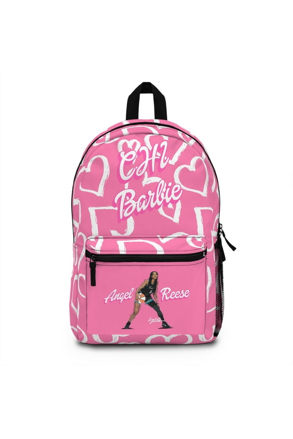 Love Angel Reese Chi Barbie Cartoon Women Basketball Backpack