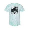 thumbnail image 1 of Love Animals More! Tie-Dye Cyclone Men -Smartprints Designs, Male Small, 1 of 2