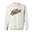 thumbnail image 1 of Love Anime Underlined Title Sweatshirt Women -Image by Shutterstock, Female Small, 1 of 4