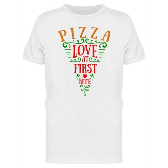 Love At First Bite Pizza Tee Men's -Image by Shutterstock